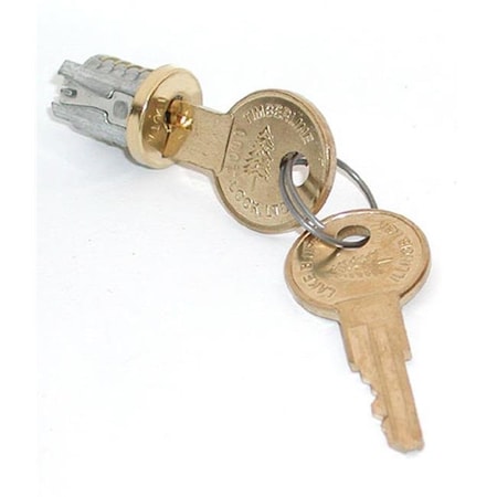 HD TLLP 500 109TA Timberline Lock Plug Brass Keyed Alike - Key Number 109